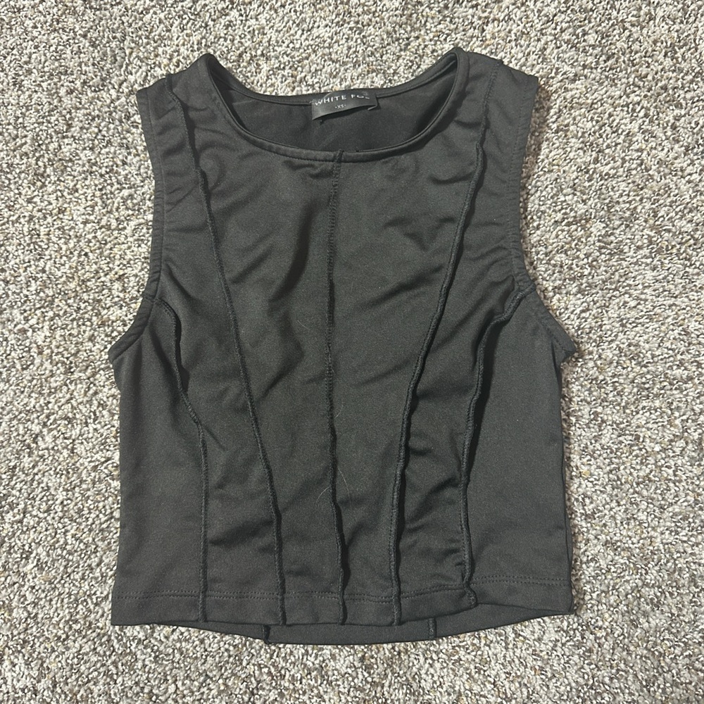 Black Sleeveless Top